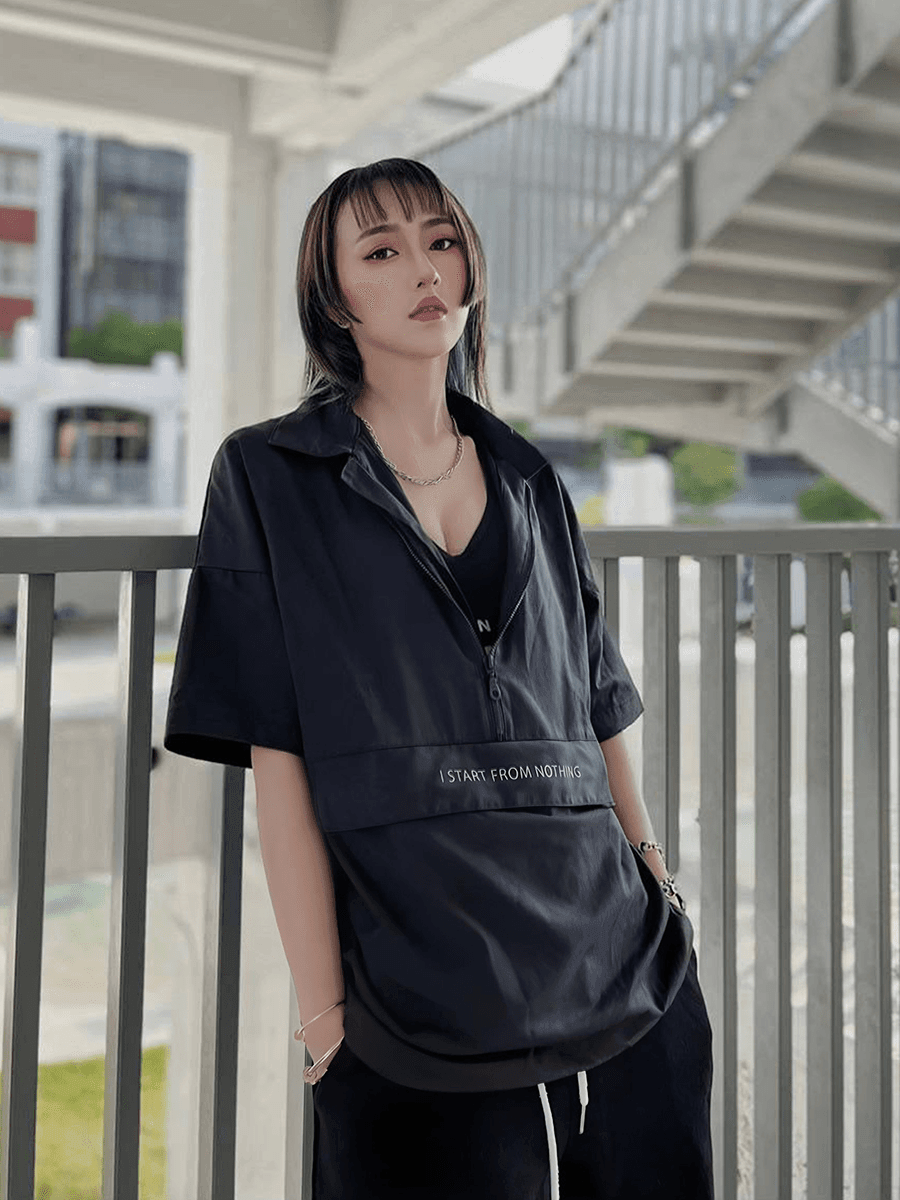 3XDry Zip Pullover Tech 防潑水拉鍊上衣 (黑) - ISFN